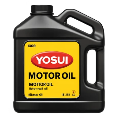 yosu motor oil sticker
