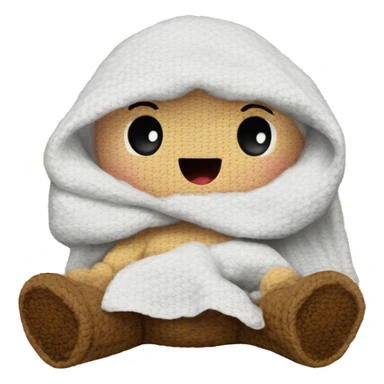 Baby’s Blanket that was made by crochet sticker