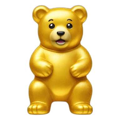 Haribo Gold bear sticker