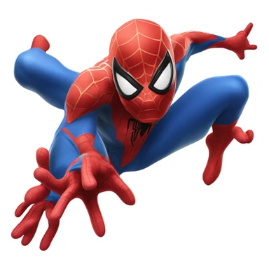 Spider-Man, jumping up and down sticker