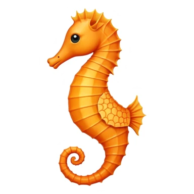 A seahorse sticker