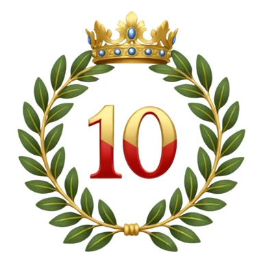 The number that took 23rd place was decorated with an imperial laurel wreath sticker