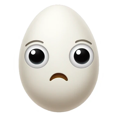 Egg with legs and arms  sticker