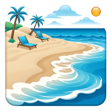 crie uma praia  sticker