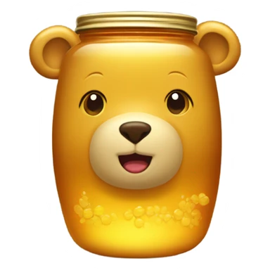 Honey bear sticker