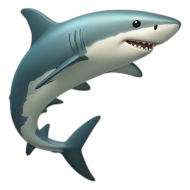 Sirène sur un requin sticker