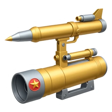 bazooka with missile sticker