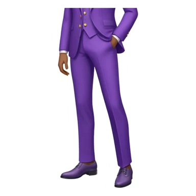 purple suit pant sticker