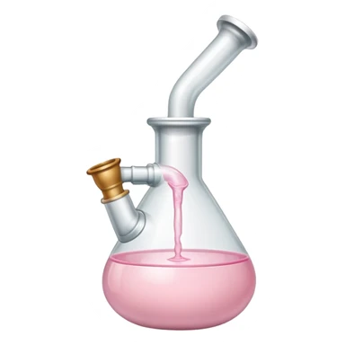 light pink bong sticker