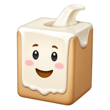 brique de lait a sticker