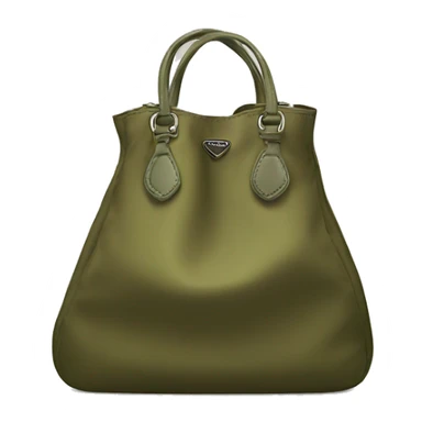 olive prada nylon bag sticker
