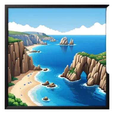 island of sardinia sticker