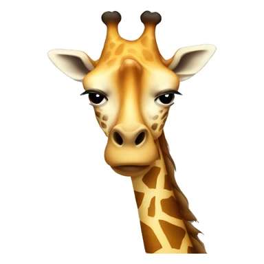 giraffe crying sticker