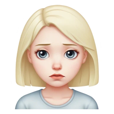 Una ragazza senza amici sticker