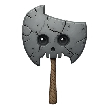 Stone Head War Club sticker