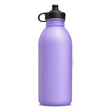 pastel purple water bottle sticker