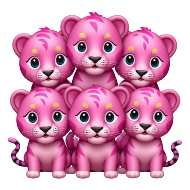 Pink panthers  sticker