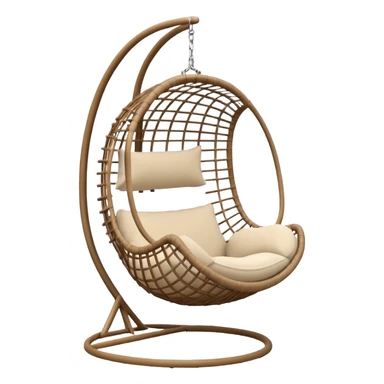 modern hanging chair sticker