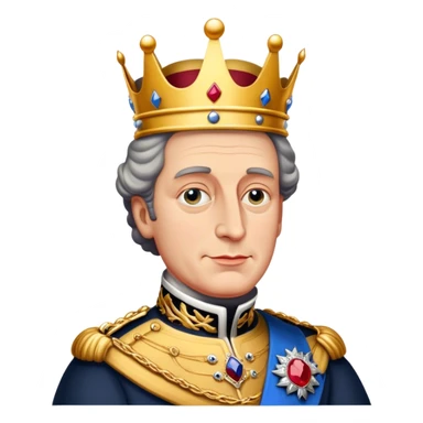 Hamilton king George sticker