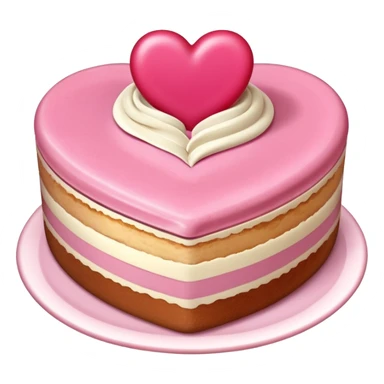 Pink Tiramisu With Heart sticker