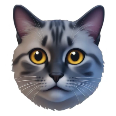 cat with surprising face in expansive nebula sticker