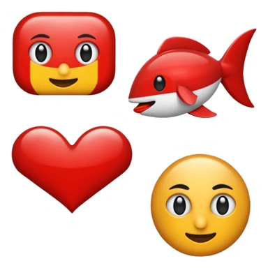 Kalp içinde R sticker