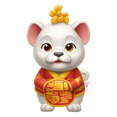 kung hei fat choi pose sticker