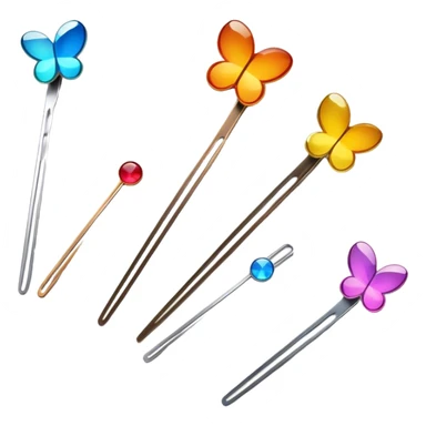 Skims hairpins sticker