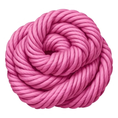 pink yarn sticker