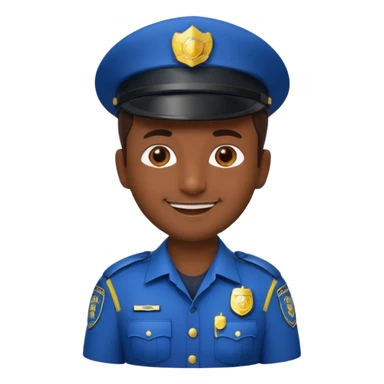 INDIAN POLICE OFFICER 3D EMOJI sticker