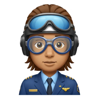 blue suited zebra pilot sticker