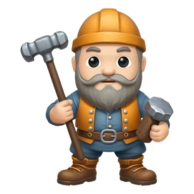 Dwarf hammer sticker