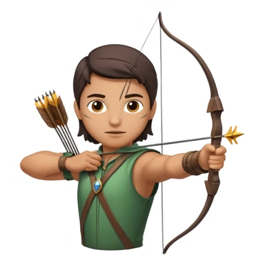 archer bow sticker