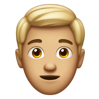 neutral face with raised eyebrows  sticker