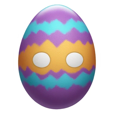 dyed easter egg sticker