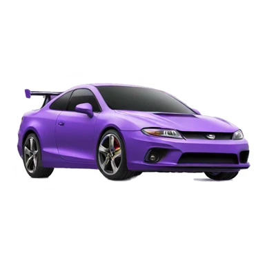 Car purple SKT pro sticker