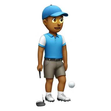 golfing gay men sticker