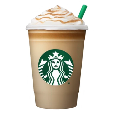 Starbucks latte sticker