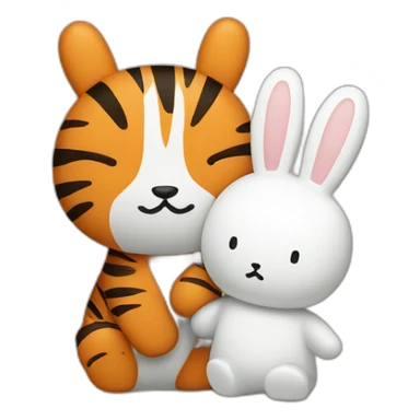 miffy with Tiger sticker