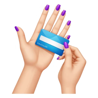 Uñas y negocio sticker