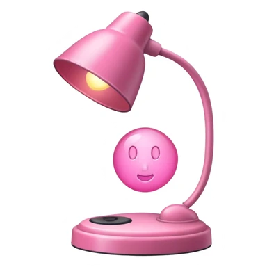 pink lamp idea sticker