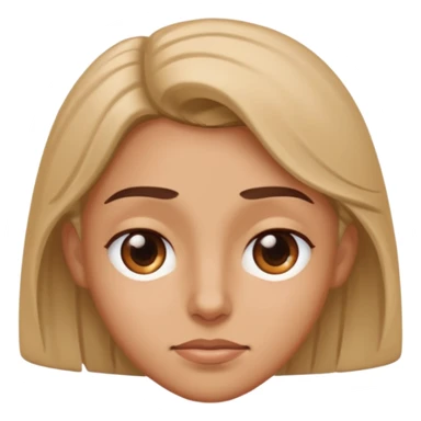 Profile head squinting eye sticker