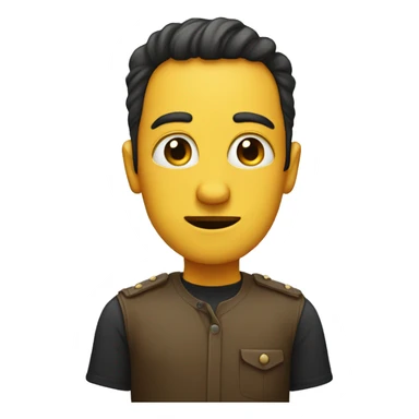 emoji with one eyebrow raised and one down sticker