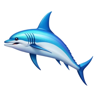  Blue Miami Marlin sticker