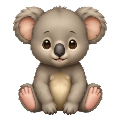 Baby koala bear with a lions main 🐨🦁 sticker