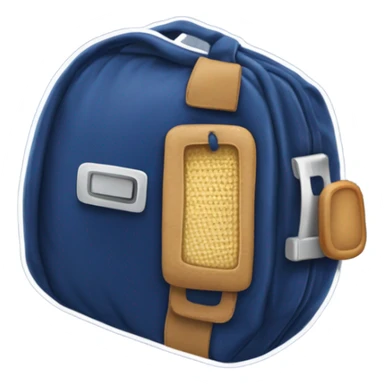 Irgendwas zum Thema online Shopping in der Farbe navi Blue  sticker