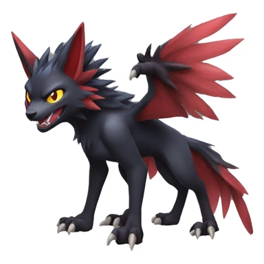 Nargacuga-Litten-Zoroark full body sticker