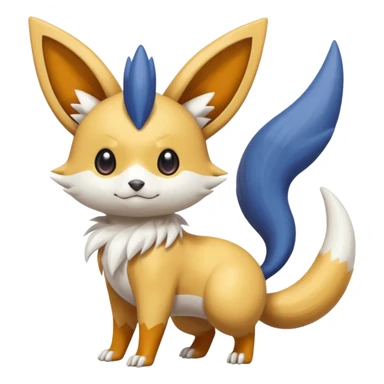 Victini-Meowstic-Buizel-Raichu-Zangoose-Fakémon-hybrid-creature (full body)  sticker