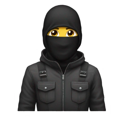 balaclava no cat sticker