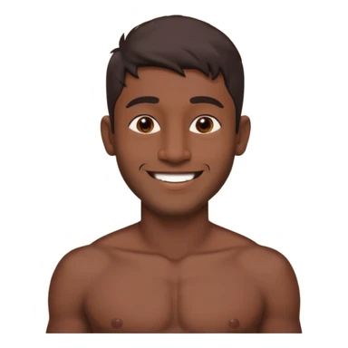 Shirtless indian guy sticker
